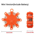 GobekUsa LED Safety Flare Emergency Flashing Strobe Light - 9 Modes - Portable & Rechargeable