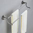 GobekUsa Gray Bathroom Accessories Set: Towel Rack, Toilet Brush Holder, Shelf, Soap Dish