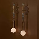 GobekUsa Brass Marble Ball Wall Sconce LED Dimmable Classic Home Decoration
