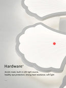GobekUsa Ginkgo Biloba LED Ceiling Lamp Dimmable Minimalist Modern Indoor Light Fixtures