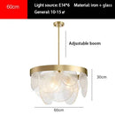 GobekUsa LED Bubble Glass Ceiling Chandelier Light Fixture for Dining Kitchen Bedroom