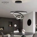 GobekUsa LED Ceiling Chandelier Round Pendant Light for Modern Home Interior Lighting