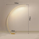 GobekUsa Arc LED Floor Lamp with Remote Control - Nordic Minimalist Design