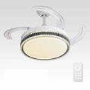 GobekUsa LED Bladeless Ceiling Fan Chandelier for Modern Smart Home Decor