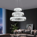 GobekUsa Crystal LED Chandelier: Modern Pendant Light for Luxury Home Decor and Living Room