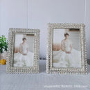 GobekUsa Diamond Metal Picture Frame: Fashionable Desktop Décor & Birthday Gift