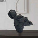 GobekUsa Irregular Shape Vase: Abstract Desk Decoration for Aesthetic Room Decor