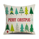 GobekUsa Christmas Linen Cushion Cover for Festive Home Decor in Living Room