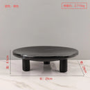 GobekUsa Imitation Marble Resin Three-Legged Fruit Tray - Minimalist Desktop Decoration
