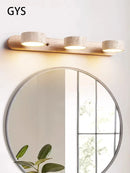 GobekUsa Japanese Retro Stone Wall Mirror Light for Bathroom and Dressing Table