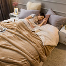 GobekUsa Cozy Lambswool Flannel Blanket for Sofa, Office, and Bed