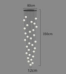 GobekUsa LED Ceiling Lamp Chandelier: Modern Decorative Lighting for Bedroom and Dining Room