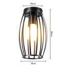 GobekUsa Industrial LED Ceiling Light: Modern Retro Loft Plafonniers for Living Room Kitchen Cage Home Decor