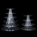 GobekUsa 6/4 Tier Macaron Tower Stand Cake Display for Wedding Birthday Baby Shower