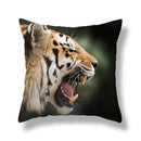 GobekUsa Brave Tiger Pattern Print Pillowcase, Super Peach Skin Cushion Cover