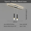 GobekUsa LED Chandelier: Modern Ceiling Lighting for Living Dining Bedroom Kitchen Aisle
