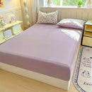 GobekUsa Double Bed Elastic Fitted Sheet - Dust-Proof Microfiber Mattress Cover