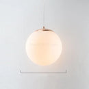 GobekUsa Glass Ball Pendant Lights - Nordic Minimalist Chandelier for Living Room & Bedroom