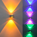GobekUsa LED Wall Lamp Up/Down Light Aluminum Sconce Bedroom Decor Acrylic Abajur