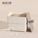 GobekUsa Double Decker Jewelry Organizer with Natural Stone, 2 in 1 Floss Box & Bathroom Ornament