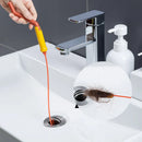 GobekUsa Drain Cleaner Brush with Rotating Handle – Clog Remover Tool