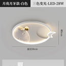 GobekUsa Astronaut Moon Acrylic Ceiling Lamp: Modern Lighting for Home, Office, and Cafe