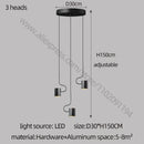 GobekUsa LED Staircase Chandelier: Adjustable Modern Living Room Lighting for Villa Decoration