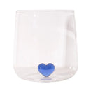 GobekUsa 3D Heart Tumbler Mug: Red Blue Glassware Gift for Girls
