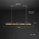GobekUsa Brushed Gold Stainless Steel Long Pendant Lamp for Dining Room & Bar Decor