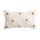GobekUsa Daisy Flora Embroidered Cushion Cover - Home Decor Yellow Blue Flowers
