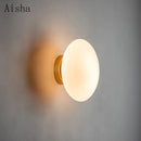 GobekUsa Golden Glass Ball Wall Lamp Sconces for Modern Home Decoration