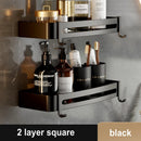 GobekUsa Gold Bathroom Corner Shelf: Wall-Mounted Triangle Storage Rack for Toiletries