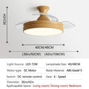 GobekUsa DC Motor Ceiling Fan Light with Remote Control for Home, Bedroom, and Living Room