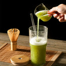GobekUsa 500ml Ribbed Glass Cup with Lid and Straw | Stylish Drinking Glass for Any Occasion