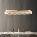 GobekUsa Crystal Chandelier: Modern LED Lighting for Luxurious Living Room, Dining Room, Bedroom