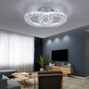 GobekUsa Crystal LED Ceiling Chandelier: Elegant 3-Side Nordic Indoor Light for Living Room