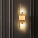 GobekUsa Crystal Wall Lamp: Elegant LED Indoor Lighting for Living Room, Bedroom, Hotel, and TV Background