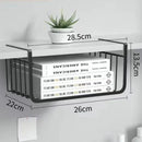GobekUsa Kitchen Organizer Shelf Desk Storage Rack Mesh Basket Wardrobe Holders