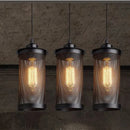 GobekUsa Industrial Nordic Black Iron Cage Pendant Light Loft Hanging Lamp