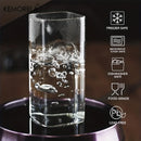 GobekUsa 4-Piece Thin Highball Glasses Set - Clear Tall Glass Cups for Various Beverages