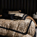 GobekUsa Leopard Jacquard 1000TC Lyocell Cotton Bedding Set: Duvet, Sheet, Pillowcases