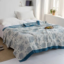 GobekUsa Cotton Gauze Towel Throw Blanket - Soft and Cozy Bedspread for All Seasons