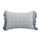 GobekUsa Blue Geometric Tufted Long Waist Pillowcase Set, 30x100cm