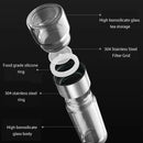GobekUsa 400ML Double-Layer Glass Tea Infuser Bottle - High Borosilicate Tumbler Set