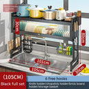 GobekUsa Kitchen Cabinet Organizer Shelf for Sink Seasoning Tableware Storage