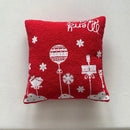 GobekUsa Christmas Cartoon Embroidered Pillow Covers for Festive Sofa Decor