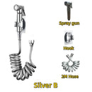 GobekUsa High Pressure Bidet Sprayer Set - Toilet Hygienic Shower Bathroom Accessories