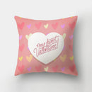 GobekUsa Love Heart Print Sofa Cushion Covers - Nordic Valentine's Day Wedding Decor Pillowcase