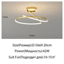 GobekUsa Heart Line LED Chandelier for Bedroom and Living Room
