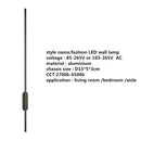 GobekUsa Linear LED Tube Wall Sconce for Home Decor
